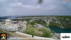 Skradin, řeka Krka, most A1