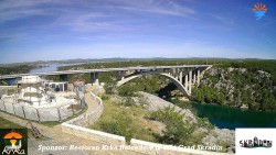 Skradin, řeka Krka, most A1