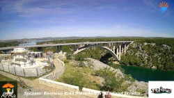 Skradin, řeka Krka, most A1