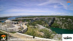 Skradin, řeka Krka, most A1