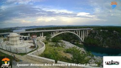 Skradin, řeka Krka, most A1