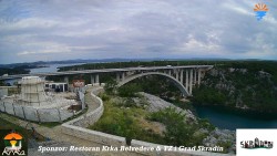 Skradin, řeka Krka, most A1