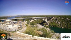 Skradin, řeka Krka, most A1