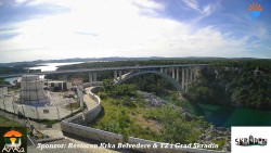 Skradin, řeka Krka, most A1