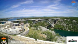 Skradin, řeka Krka, most A1