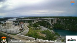 Skradin, řeka Krka, most A1