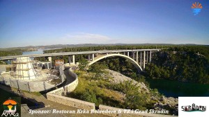 Městečko Skradin - Skradin, řeka Krka, most A1 - 6.6.2026 v 07:00 Městečko Skradin - Skradin, řeka Krka, most A1 - 6.6.2026 v 07:00