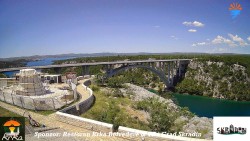 Skradin, řeka Krka, most A1