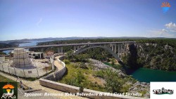 Skradin, řeka Krka, most A1