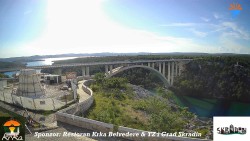 Skradin, řeka Krka, most A1