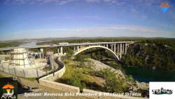 Skradin, řeka Krka, most A1