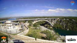 Skradin, řeka Krka, most A1