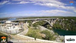 Skradin, řeka Krka, most A1