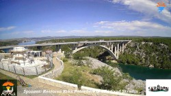 Skradin, řeka Krka, most A1