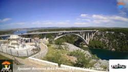 Skradin, řeka Krka, most A1