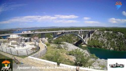 Skradin, řeka Krka, most A1