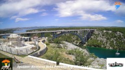 Skradin, řeka Krka, most A1