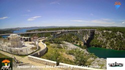 Skradin, řeka Krka, most A1