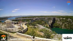 Skradin, řeka Krka, most A1