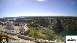 Skradin, řeka Krka, most A1