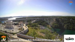 Skradin, řeka Krka, most A1