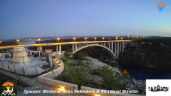Skradin, řeka Krka, most A1