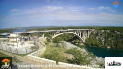 Skradin, řeka Krka, most A1