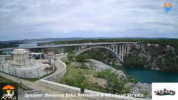 Skradin, řeka Krka, most A1