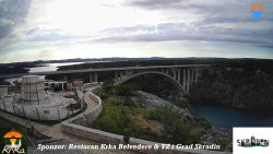 Skradin, řeka Krka, most A1