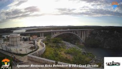 Skradin, řeka Krka, most A1