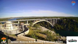 Skradin, řeka Krka, most A1