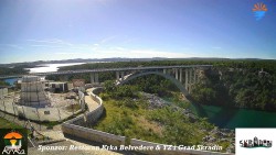 Skradin, řeka Krka, most A1