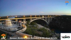 Skradin, řeka Krka, most A1