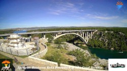 Skradin, řeka Krka, most A1