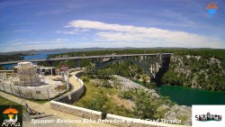 Skradin, řeka Krka, most A1
