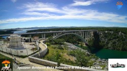 Skradin, řeka Krka, most A1
