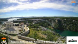 Skradin, řeka Krka, most A1