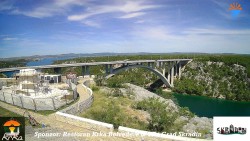 Skradin, řeka Krka, most A1