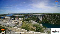 Skradin, řeka Krka, most A1