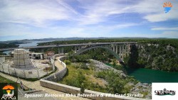 Skradin, řeka Krka, most A1