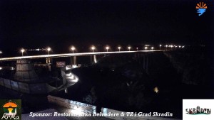 Městečko Skradin - Skradin, řeka Krka, most A1 - 16.6.2026 v 00:45 Městečko Skradin - Skradin, řeka Krka, most A1 - 16.6.2026 v 00:45