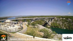 Skradin, řeka Krka, most A1
