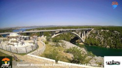Skradin, řeka Krka, most A1