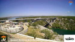 Skradin, řeka Krka, most A1