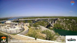 Skradin, řeka Krka, most A1