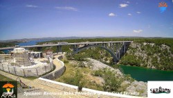 Skradin, řeka Krka, most A1