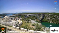 Skradin, řeka Krka, most A1