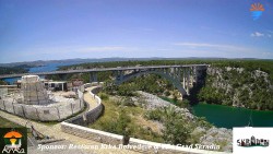 Skradin, Fluss Krka, A1-Brücke