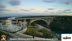 Skradin, řeka Krka, most A1