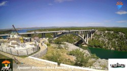 Skradin, řeka Krka, most A1